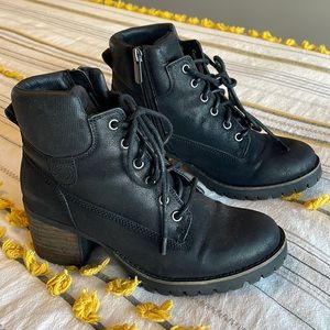 Carlos by Carlos Santana for Crown Vintage lace up heeled boots.